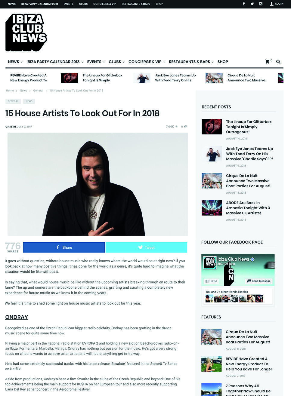 Ibiza Club News - 15 House Artists