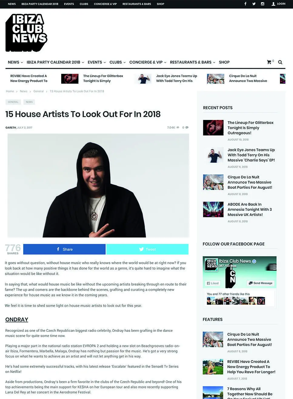 Ibiza Club News - 15 House Artists